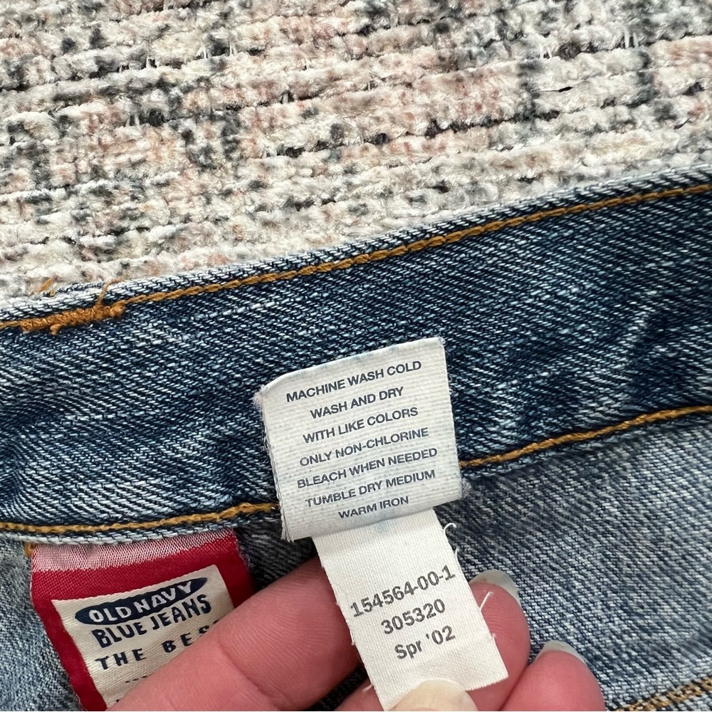 Vintage Old Navy Jean Skirt Front Slit Women’s Size 4  Denim 100% Cotton - Picture 10 of 10